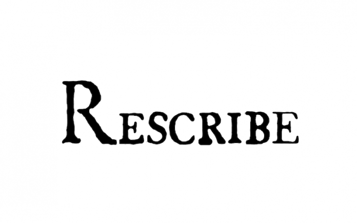 rescribe